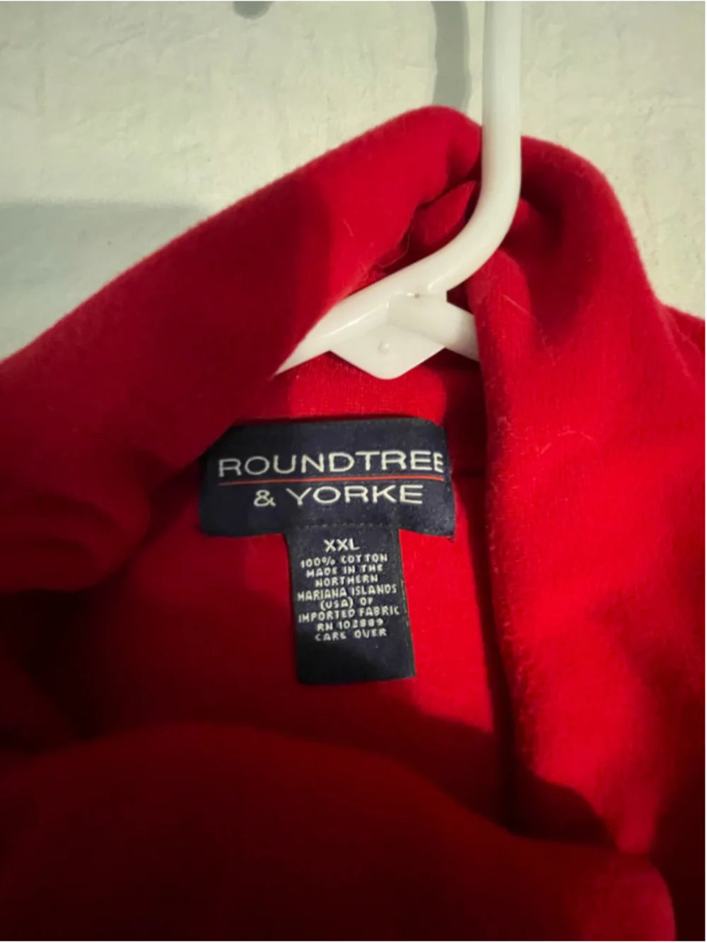 Men's Roundtree & Yorke Red Turtleneck Sweater XXL